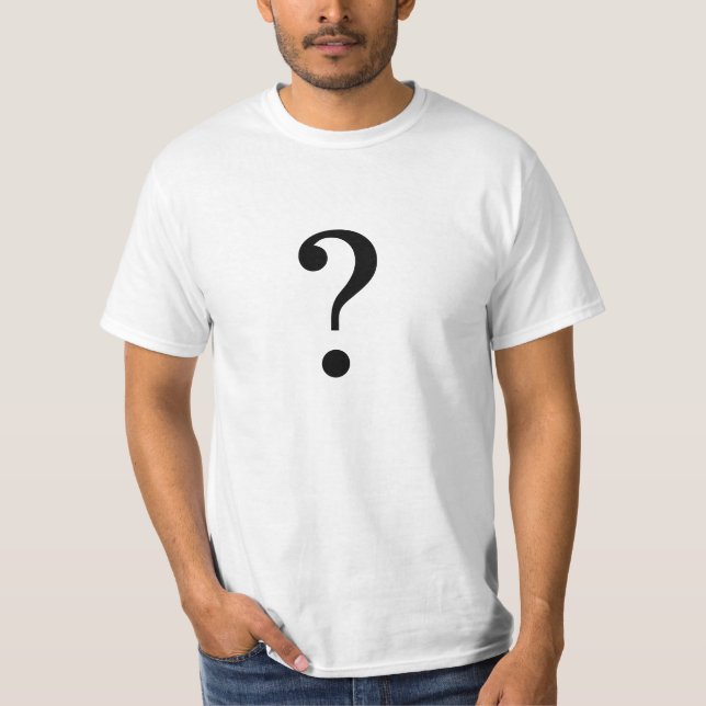 Camiseta Ponto de interrogação (Frente)