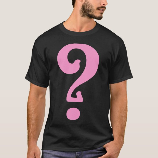 Camiseta Ponto de interrogação Art Nouveau (Frente)