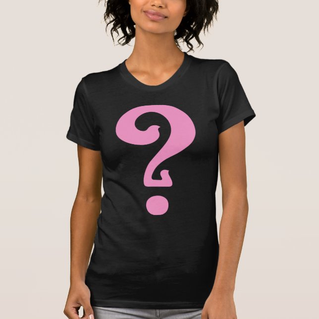 Camiseta Ponto de interrogação Art Nouveau (Frente)