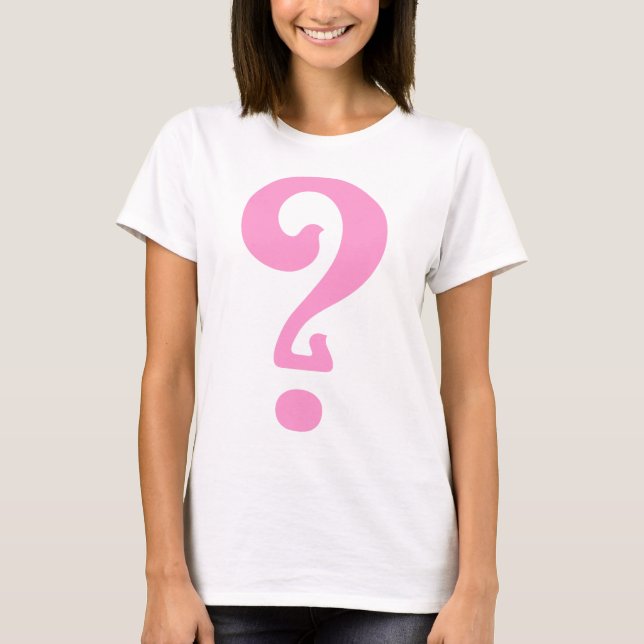 Camiseta Ponto de interrogação Art Nouveau (Frente)
