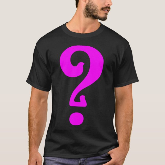 Camiseta Ponto de interrogação Art Nouveau (Frente)
