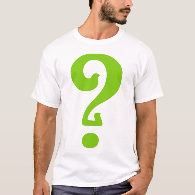 Camiseta Ponto de interrogação Art Nouveau (Frente)