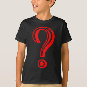 Camiseta Ponto de interrogação cinzelado