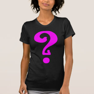 Camiseta Ponto de interrogação de Nouveau da arte