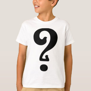 Camiseta Ponto de interrogação de Nouveau da arte