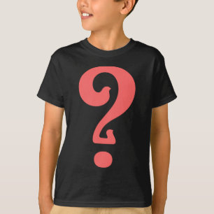 Camiseta Ponto de interrogação de Nouveau da arte