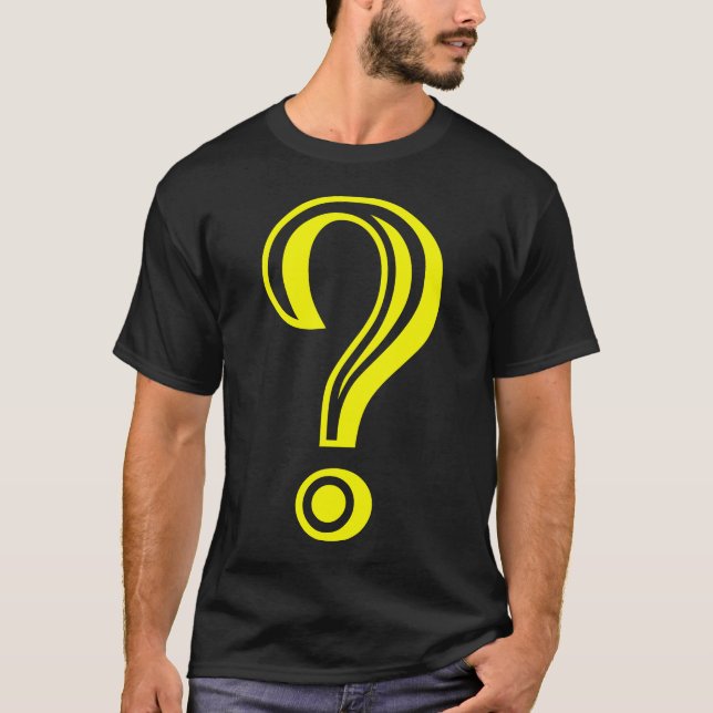 Camiseta Ponto de interrogação desmarcado (Frente)