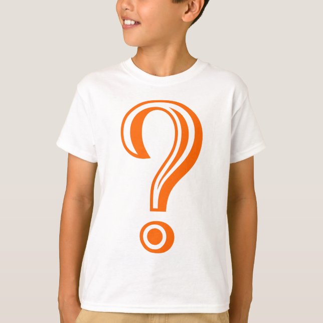 Camiseta Ponto de interrogação desmarcado (Frente)