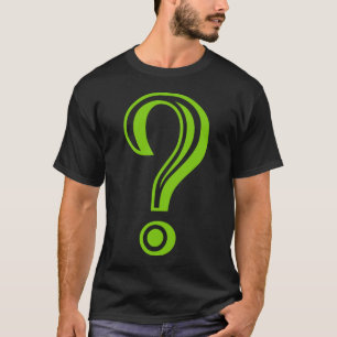 Camiseta Ponto de interrogação desmarcado