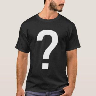 Camiseta Ponto de Interrogação Ponto de Interrogação