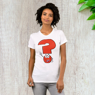 Camiseta Ponto de interrogação vermelho Womens T-Shirt