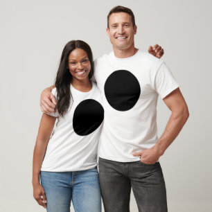 Camiseta Ponto de Ponto Preto Personalizado Original por Cu