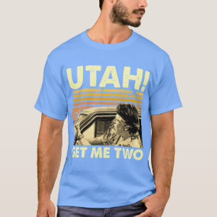 Camiseta Ponto de Quebra Utah Me Dá Pausa Vintage Engraçado