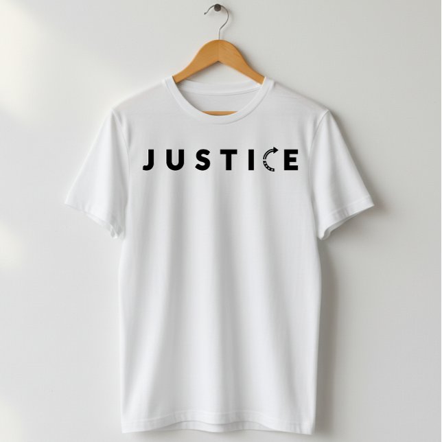 Camiseta Ponto de Viragem da Justiça (Criador carregado)
