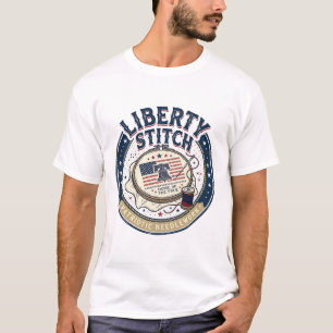 Camiseta Ponto Liberdade Patriótico Bordado Necessário