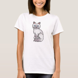 Camiseta Ponto Lilac Birman / Ragdoll Cat