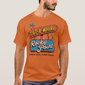 Camiseta Ponto Rocky Tilt-A-Whirl- Pescoço Warwick, RI