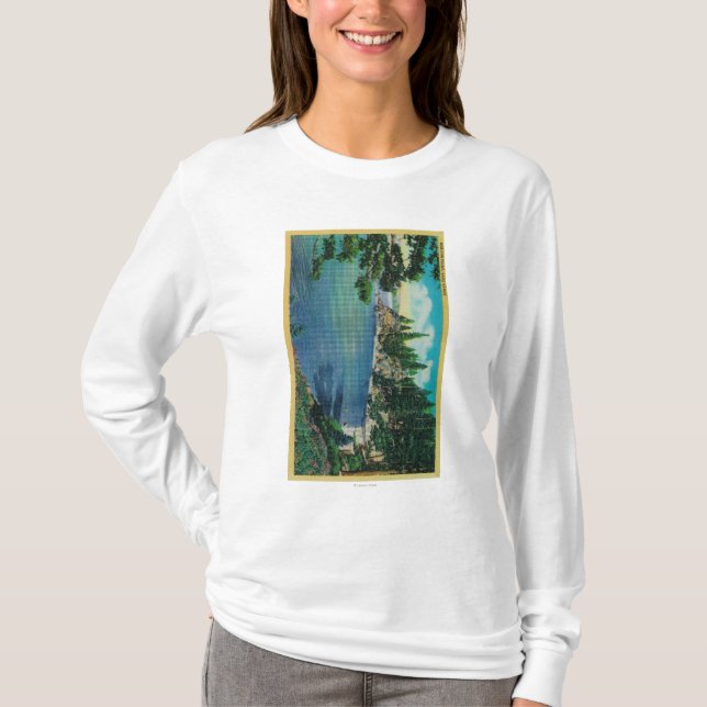 Camiseta Ponto ViewLake Tahoe de Rubicon, CA (Frente)