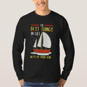 Camiseta Pontoon As Melhores Coisas Na Vida Mete O Cabelo