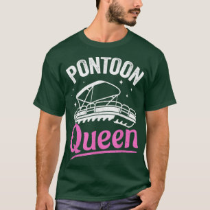 Camiseta Pontoon Boat Lake Life Mulheres Mãe Avó Pontoon Q