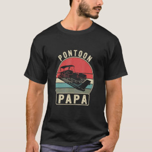Camiseta Pontoon Papa Dia de os pais
