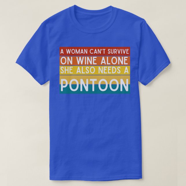 Camiseta Pontoon Queen (Frente do Design)