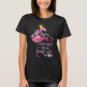 Camiseta Pontoon Queen Classy Sassy E Um Bit Smart Assy