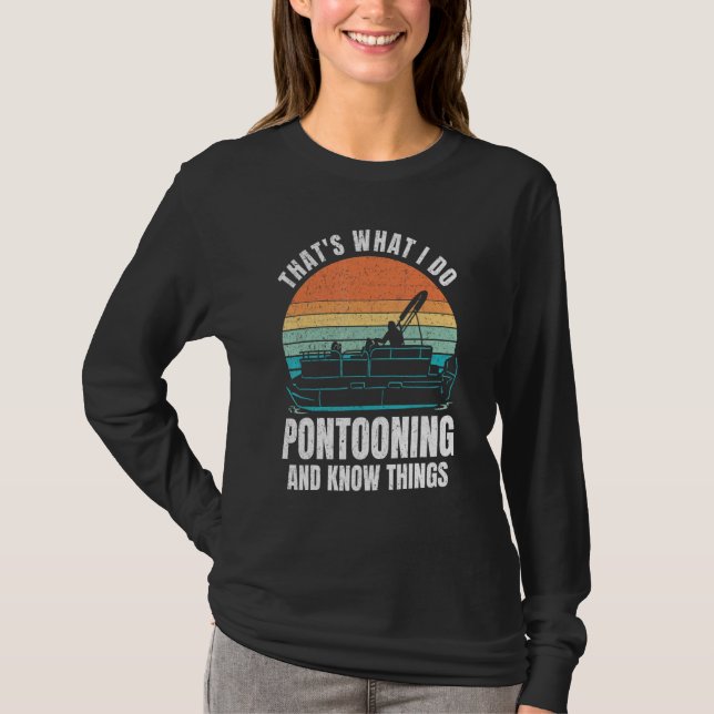 Camiseta Pontooning And Know Things - Barramento Pontooning (Frente)