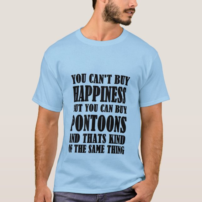 Camiseta pontoons=happiness (Frente)
