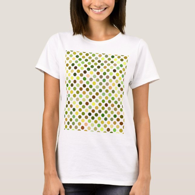 Camiseta Pontos Amarelos e Verde (Frente)