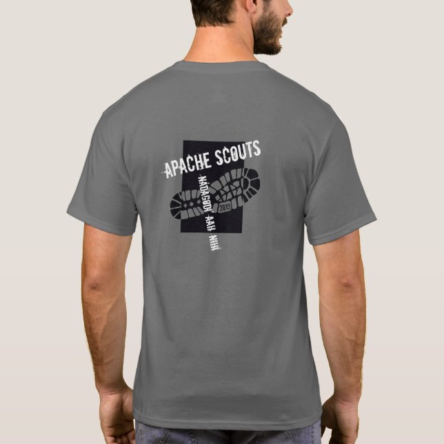 Camiseta PONTOS 🇺 🇸 APACHE Apache Knife®™ (Verso)