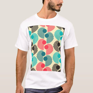 Camiseta Pontos coloridos: padrão uniforme de abstrato.