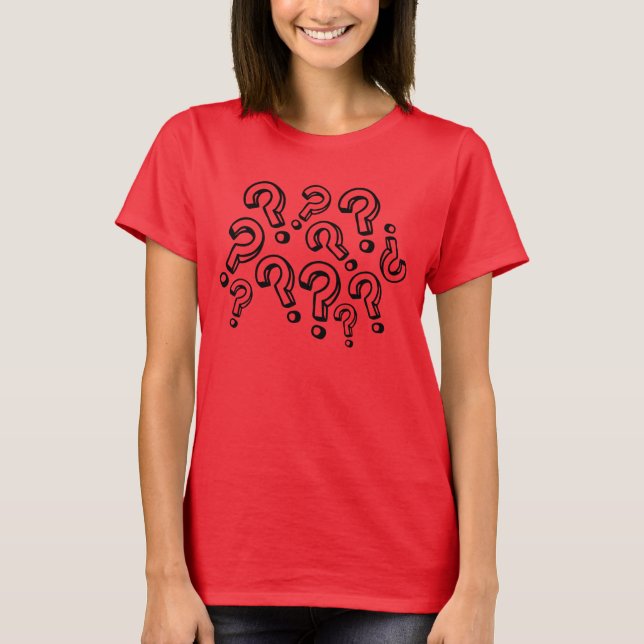 Camiseta Pontos de interrogação (Frente)