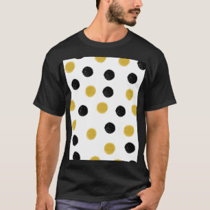 Camiseta Pontos Dourados caóticos: Splash da Vintage.