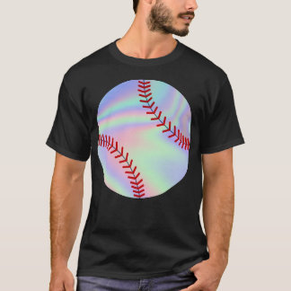 Camiseta pontos holográficos de baseball