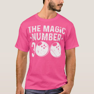 Camiseta Pontuação da Boliche Magic Number 300
