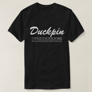 Camiseta Pontuação da Linha Duckpin - T-Shirt Preta