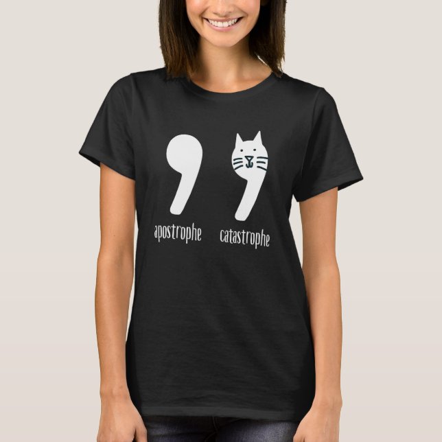 Camiseta Pontuação de Catástrofe Apostrophe (Frente)
