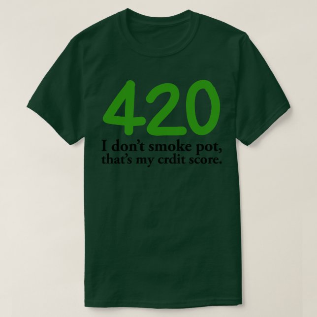 Camiseta Pontuação de crédito (Frente do Design)