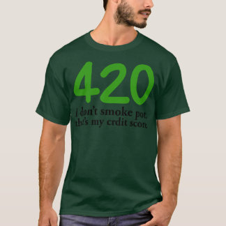 Camiseta Pontuação de crédito