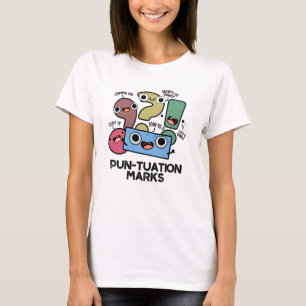 Camiseta Pontuação de Marcas de Pontuação de Corte Pun