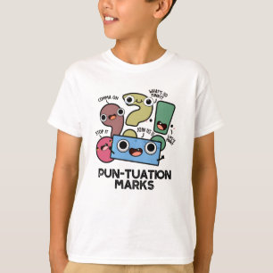 Camiseta Pontuação de Marcas de Pontuação de Corte Pun