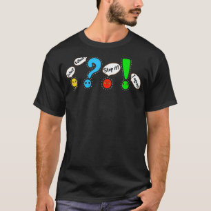 Camiseta Pontuação Gramática Engraçada Professor Inglês Esp