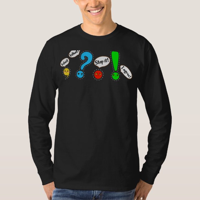 Camiseta Pontuação Gramática Engraçada Professor Inglês Esp (Frente)