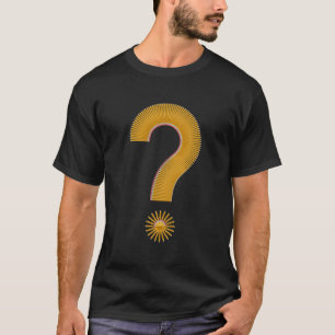 Camiseta Pontuação - Ponto de interrogação Questionar Conhe