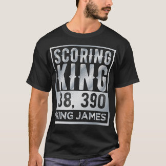 Camiseta Pontuando o Rei James Vintage Texto Silver
