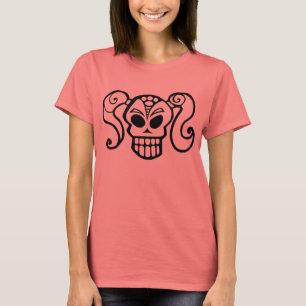 Camiseta Ponytail Skull Girl