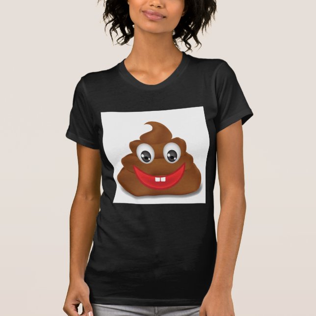 Camiseta poo emojis (Frente)