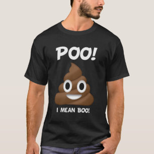 Camiseta Poo Halloween Poop Costume Shirt Quero Dizer Boo G