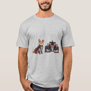Camiseta pooch de corrida de roda aberta